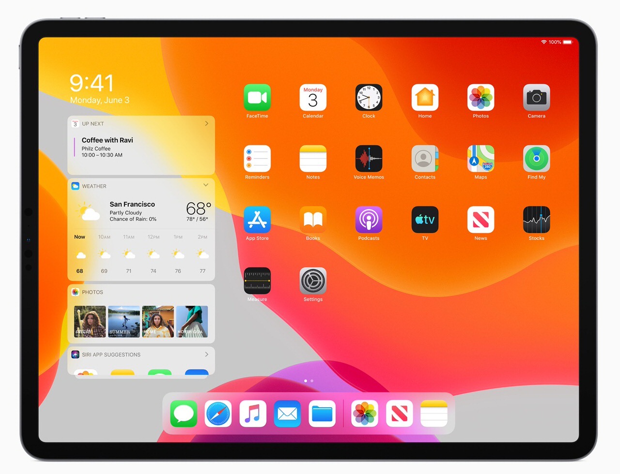 「iPadOS」新しいホームスクリーンにマルチタスクを強化したiPad向けOS
