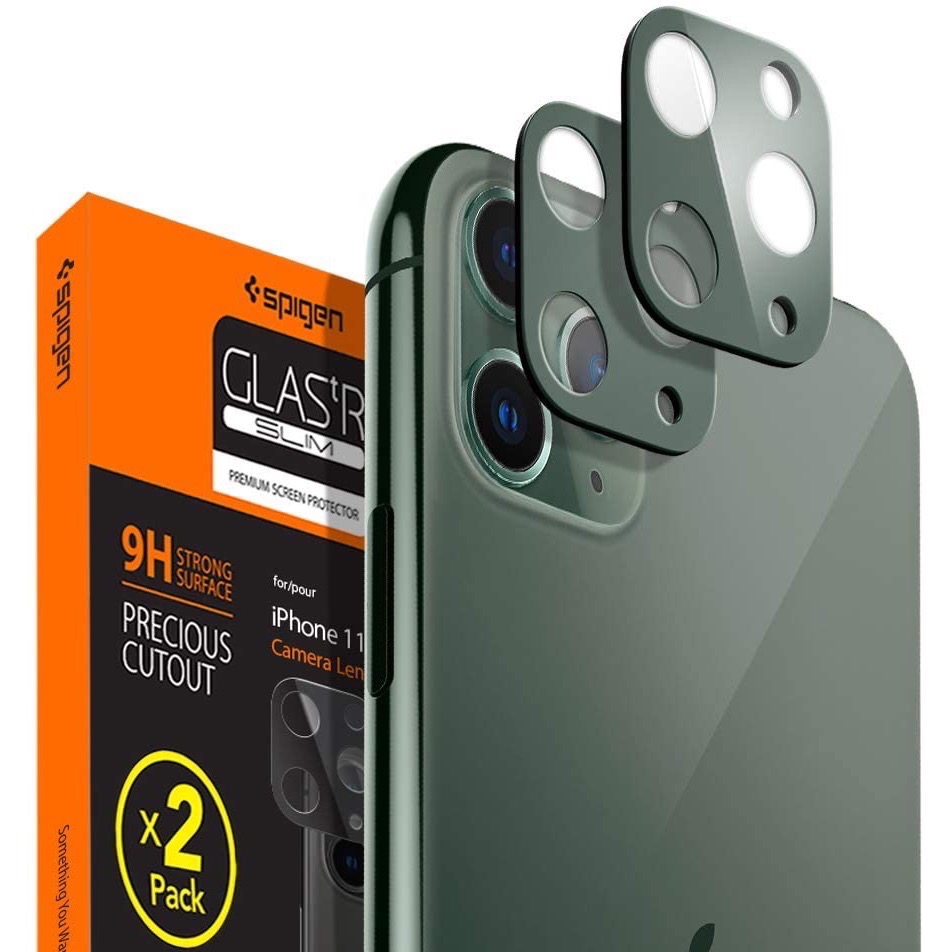 Spigen、iPhone 11／11 Pro／11 Pro Maxのカメラ部分をフラットにする強化ガラスフィルム「フルカバーカメラレンズ」を発売
