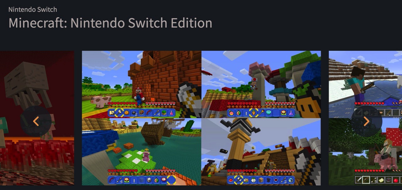 【Switch】「Minecraft: Nintendo Switch Edition」何が面白いのかよく分からないけど子供とプレイしていると