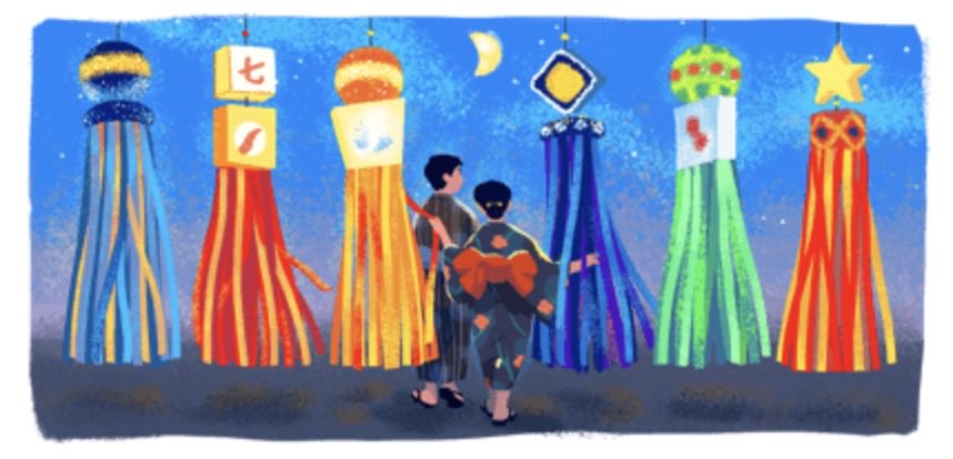 Tanabata google logo